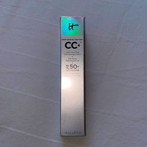 IT Cosmetics CC+ Color Correcting Full Coverage Cream Anti-Aging Serum LIGHT